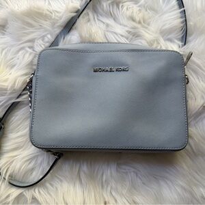 Michael Kors East West Large Crossbody Shoulder bag Sky Blue, Spring